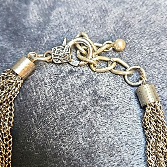 Gorgeous Costume Jewelry vintage Necklace. Quality heavy piece. - Picture 3 of 5